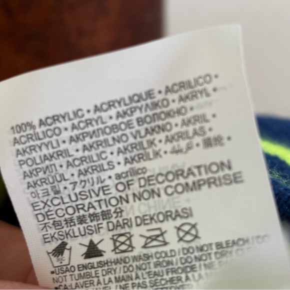 Nike kids youth blue yellow beanie hat - Picture 7 of 7